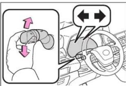 Diagram illustrating hand turning process with directional arrows and vehicle wheel view