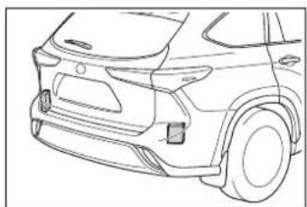 TOYOTA Highlander Hybrid (2021) - ■Handling the rear side radar sensor - 1