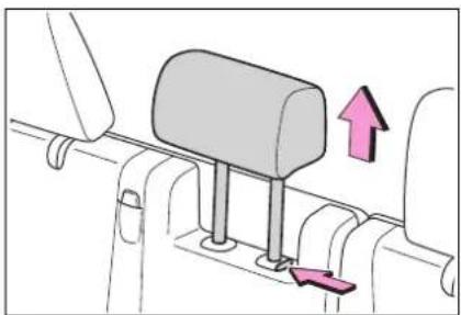 TOYOTA Highlander Hybrid (2021) - ■Fixing the top tether strap to the anchor bracket (third center seat) - 1