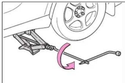 TOYOTA Highlander Hybrid (2021) - Installing the spare tire - 3