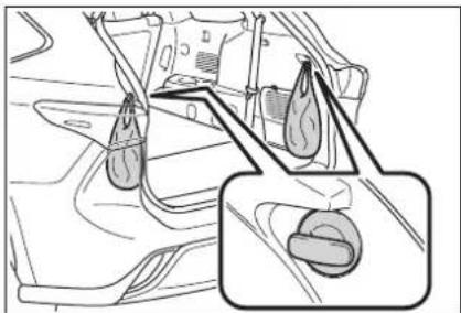 TOYOTA Highlander Hybrid (2021) - Grocery bag hooks - 1
