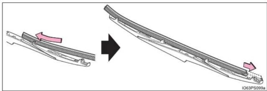 TOYOTA Prius (2021) - Rear window wiper (if equipped) - 5