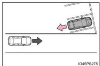 TOYOTA Prius (2021) - Conditions under which the Rear Cross Traffic Alert function may not function correctly - 2