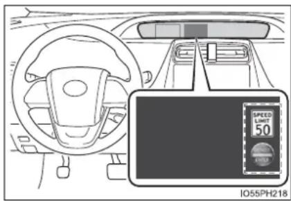 TOYOTA Prius (2021) - Indication on the main display or multi-information display - 1