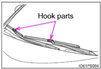 Hook parts IO61PS004