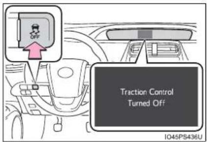 Traction Control Turned Off IO45PS436U