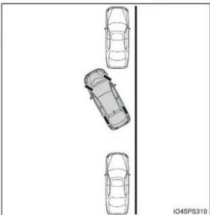 TOYOTA Prius (2021) - ■ Using the exit parallel parking assist mode to depart - 3