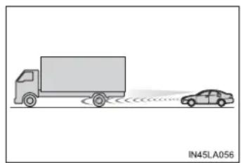 TOYOTA Prius (2021) - ■ When the sensor may not be correctly detecting the vehicle ahead - 3
