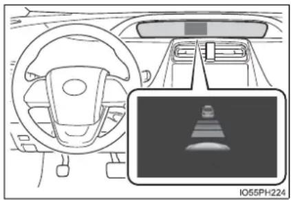 TOYOTA Prius (2021) - Approach warning (vehicle-to-vehicle distance control mode) - 1