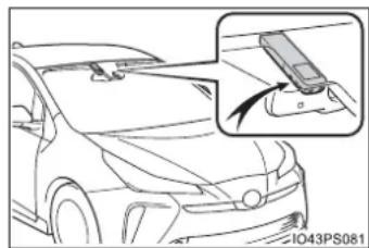 TOYOTA Prius (2021) - ■ Rain-sensing windshield wipers (if equipped) - 5