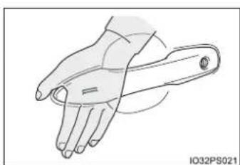 TOYOTA Prius (2021) - ■ When the door cannot be locked by the lock sensor on the surface of the door handle - 1
