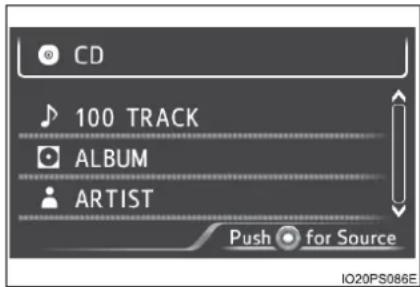 CD 100 TRACK ALBUM ARTIST Push for Source IO20PS086E