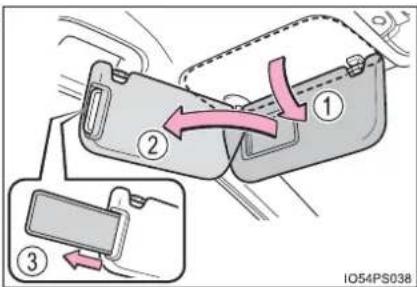 Diagram showing car seatbelt adjustment with numbered arrows indicating movement and insertion steps