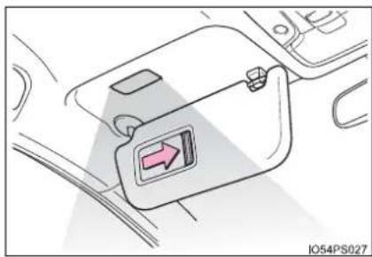TOYOTA Prius (2021) - Vanity mirrors - 1
