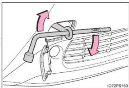 TOYOTA Prius (2021) - Emergency towing procedure - 3