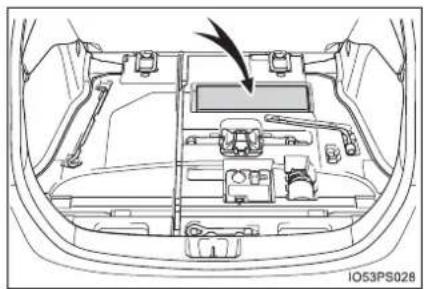 TOYOTA Prius (2021) - Warning reflector storage space - 1