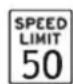 TOYOTA Prius (2021) - Supported types of road signs - 1