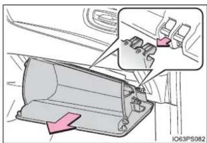 TOYOTA Prius (2021) - Replacing the air conditioning filter - 3