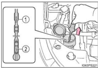 Technical diagram showing mechanical assembly with numbered parts and a highlighted component, likely from an engineering or manufacturing context.