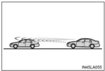 TOYOTA Prius (2021) - ■ When the sensor may not be correctly detecting the vehicle ahead - 2