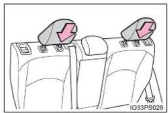 TOYOTA Prius (2021) - ■Installing the head restraints - 3