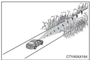 TOYOTA Prius (2021) - Conditions under which the system may operate even if there is no possibility of a collision - 6