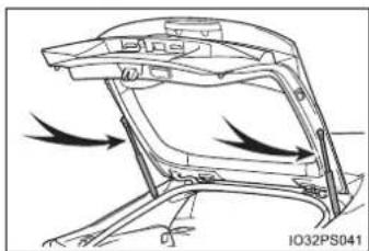 TOYOTA Prius (2021) - ■ Back door damper stays - 1