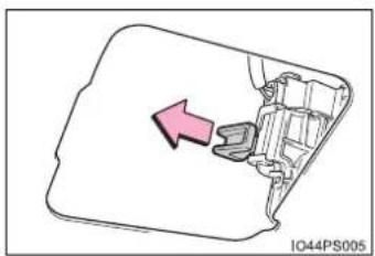 TOYOTA Prius (2021) - ■ When the fuel filler door cannot be opened by pressing the inside switch - 2