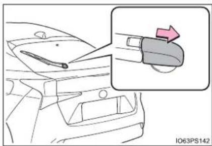 TOYOTA Prius (2021) - Rear window wiper (if equipped) - 1