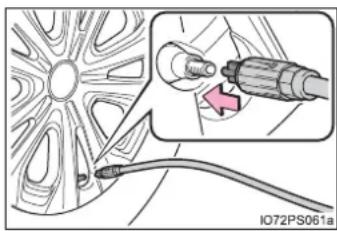 TOYOTA Prius (2021) - If the tire is inflated to more than the specified air pressure - 1