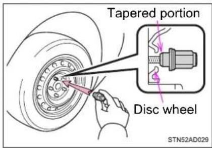 Tapered portion Disc wheel STN52AD029