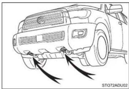 TOYOTA Sequoia (2021) - Emergency towing procedure - 2