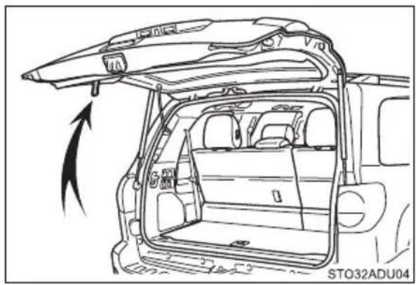 TOYOTA Sequoia (2021) - ◆Back door strap - 1