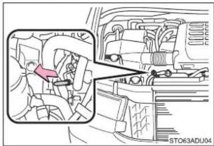 TOYOTA Sequoia (2021) - ■ Checking the engine oil - 1