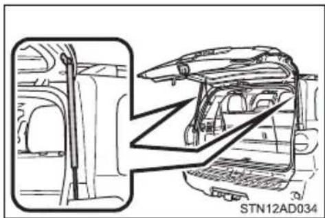 TOYOTA Sequoia (2021) - ■Back door damper stays - 1
