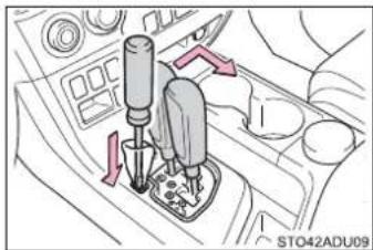 TOYOTA Sequoia (2021) - If the shift lever cannot be shifted from P - 2