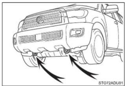 TOYOTA Sequoia (2021) - Emergency towing procedure - 1