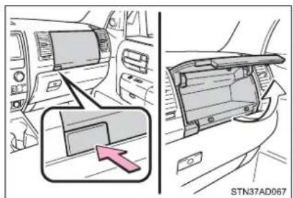 TOYOTA Sequoia (2021) - Glove boxes - 1