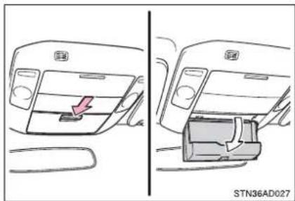 TOYOTA Sequoia (2021) - Overhead console - 1