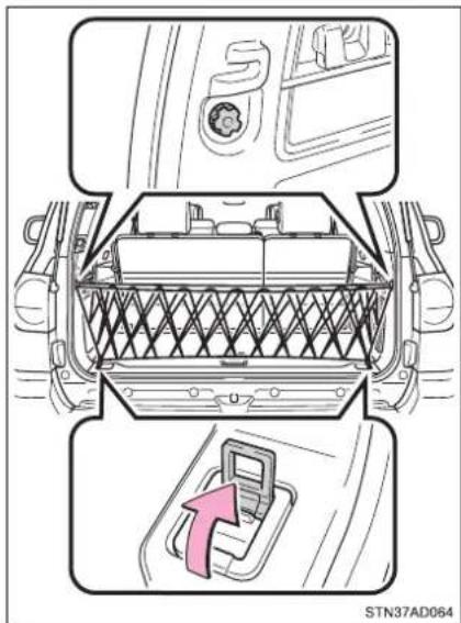 TOYOTA Sequoia (2021) - Cargo net hooks - 1