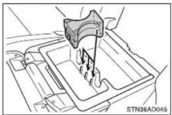 TOYOTA Sequoia (2021) - ■ The position of the separator can be changed (rear console box) - 1