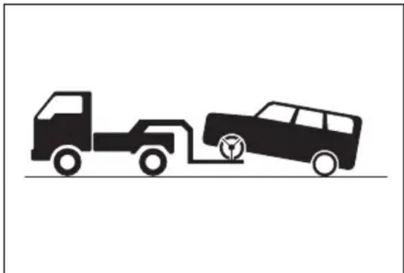 TOYOTA Sienna Hybrid (2021) - Towing with a wheel-lift type truck - 1