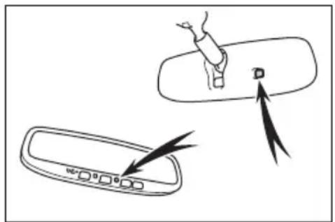 Diagram showing a device with a button and an arrow pointing to it, indicating a process or operation.