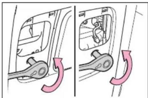 TOYOTA Sienna Hybrid (2021) - ■Situations in which the Hands Free Power Back Door may not operate properly (vehicles with Hands Free Power Back Door) - 2