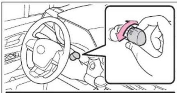 TOYOTA Sienna Hybrid (2021) - Operating the wiper lever - 1