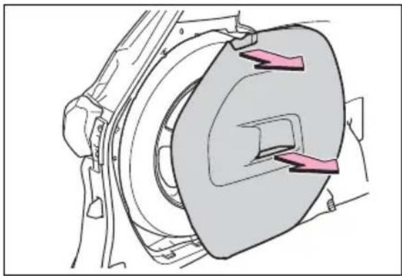 TOYOTA Sienna Hybrid (2021) - Opening the fuel filler door - 3