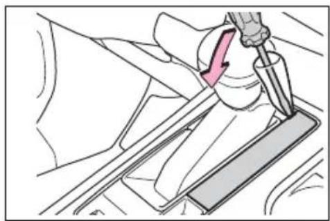 TOYOTA Sienna Hybrid (2021) - If the shift lever cannot be shifted from P - 1