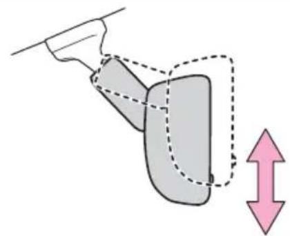 TOYOTA Sienna Hybrid (2021) - Adjusting the height of rear view mirror - 1