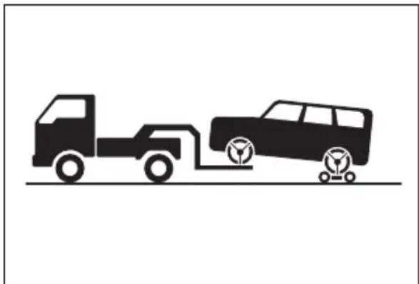 TOYOTA Sienna Hybrid (2021) - Towing with a wheel-lift type truck - 2