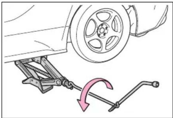 TOYOTA Sienna Hybrid (2021) - Installing the spare tire - 3